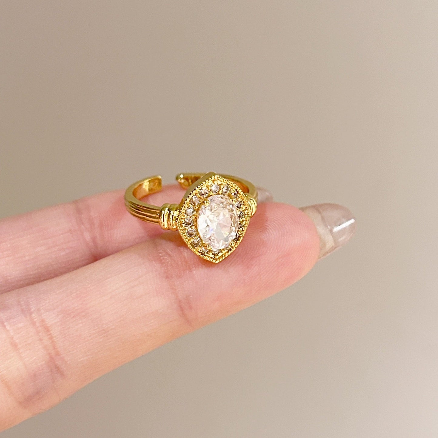 Vibrant Enamel Ring - Colorful Stackable Band for Women