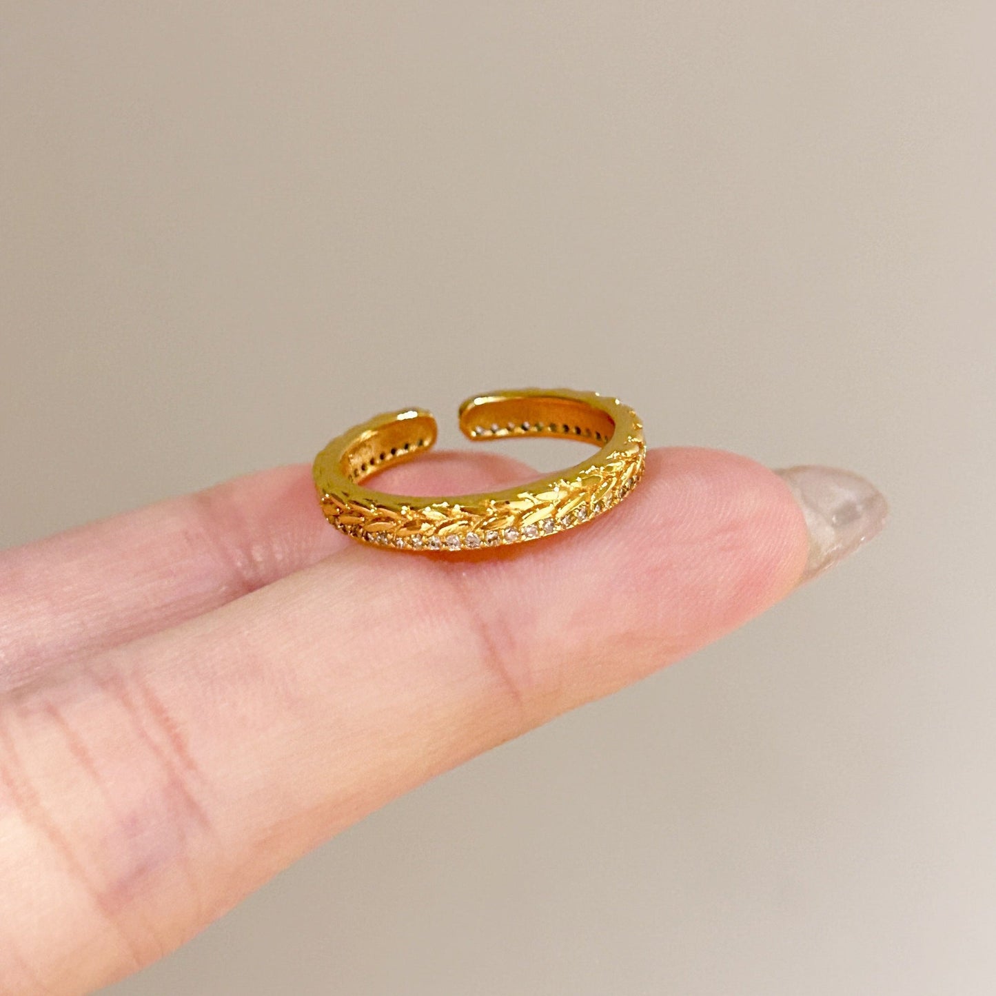 Vibrant Enamel Ring - Colorful Stackable Band for Women